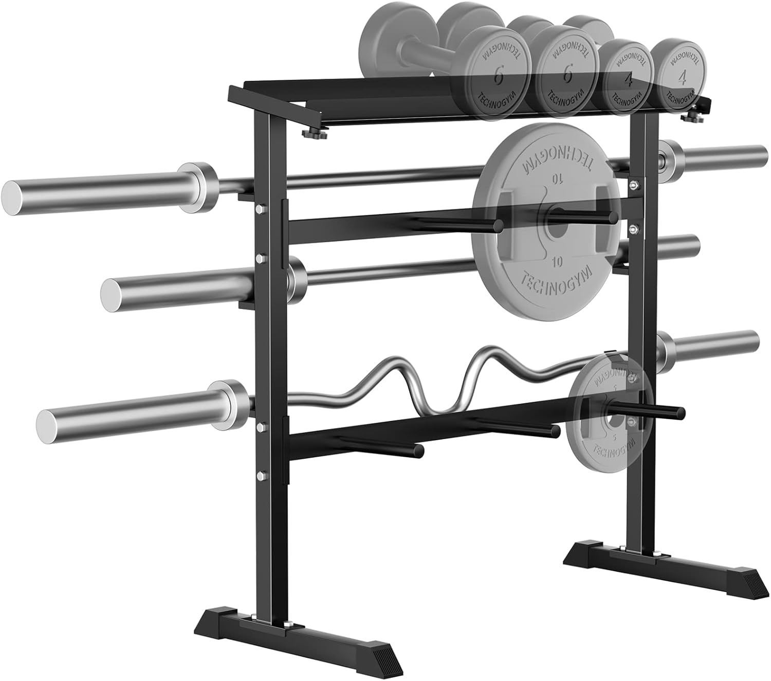 Home Gym Designs - Rak Penyimpanan Beban Latihan Kekuatan Gym