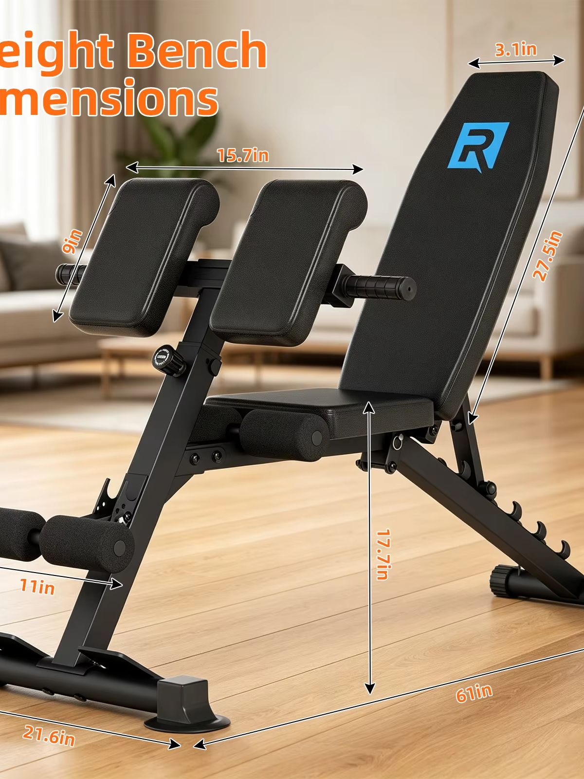 Home Gym Designs - Bangku Angkat Beban Ringan dan Kokoh