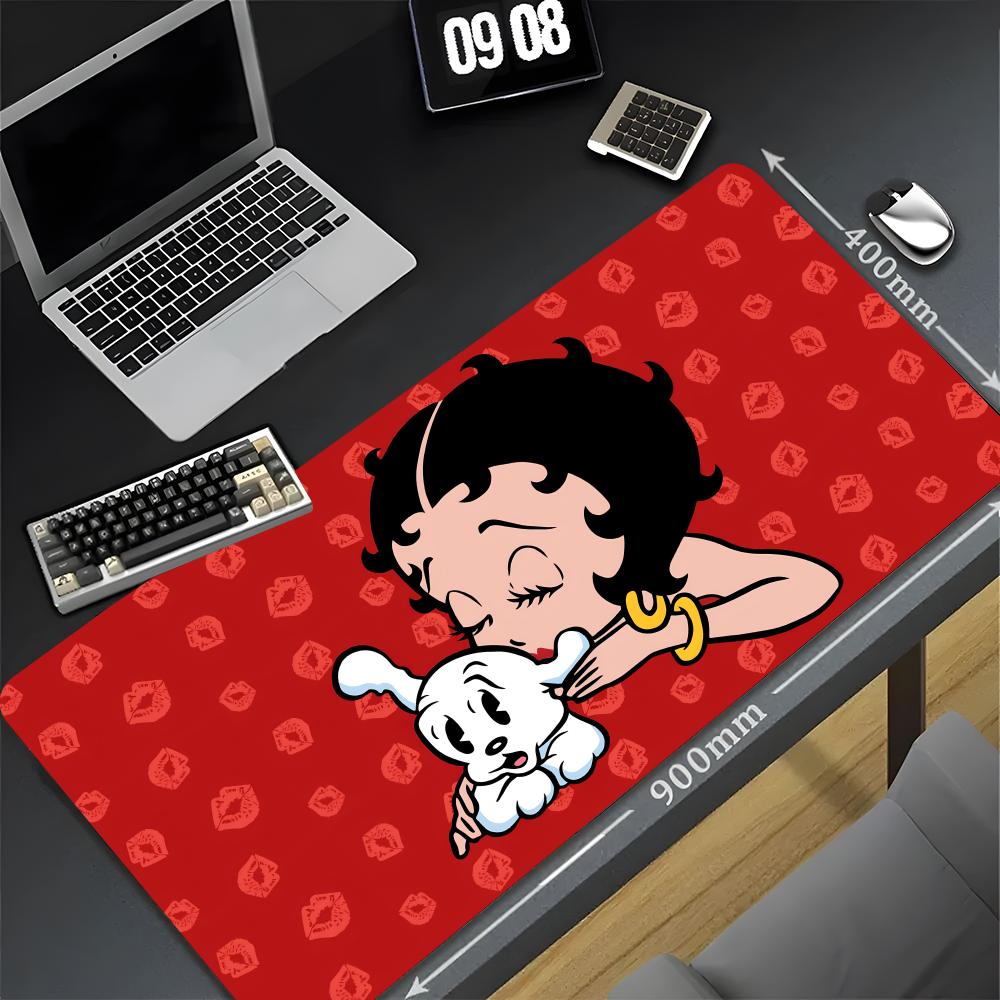 Home Gym Xxl - B-Betty-Cute-B-Boops Mouse Pad 90X40 Cm Alas