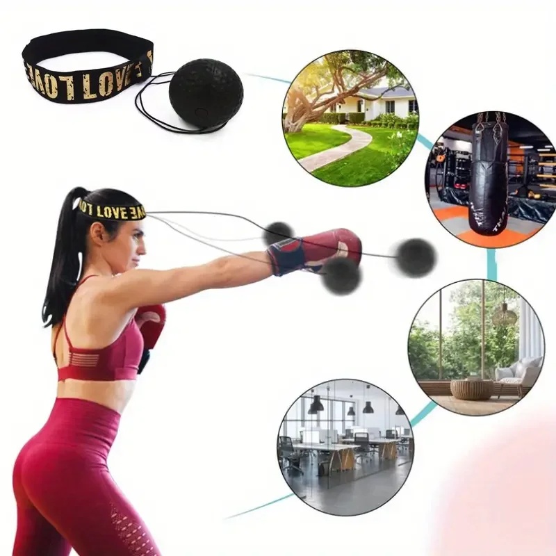 Home Gym Online - 1/3 Buah Bola Kecepatan Tinju yang