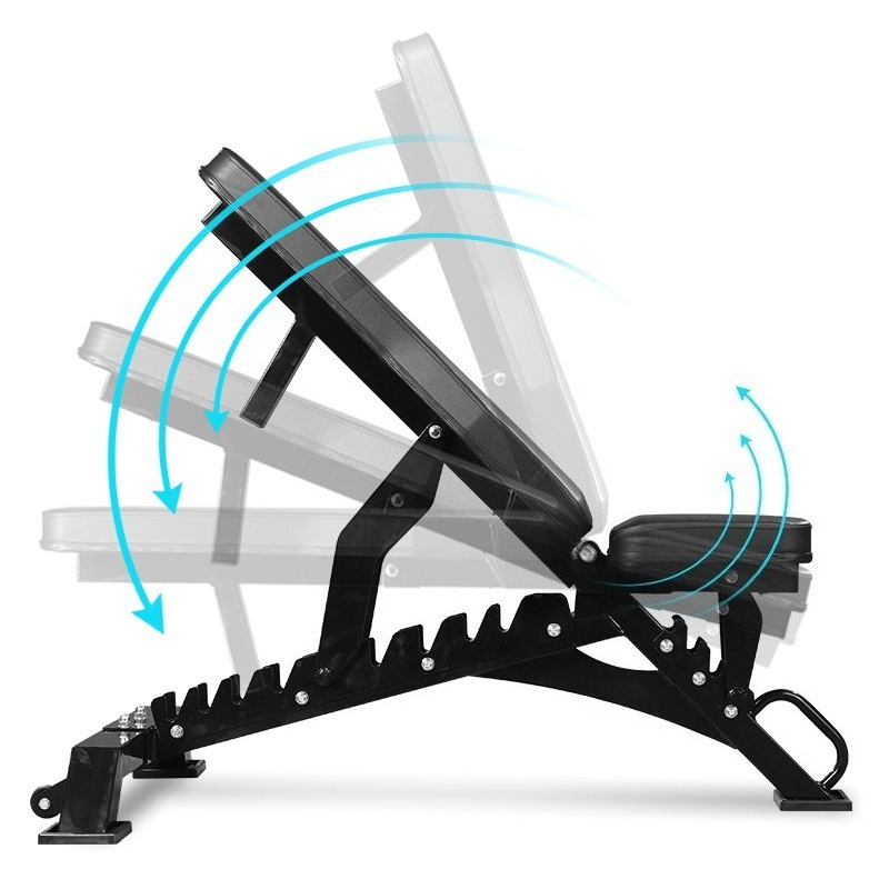 Home Gym Designs - Bangku Dumbbell Logam Komersial yang Dapat