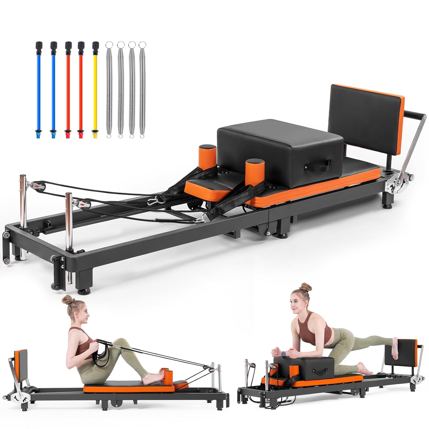 Home Gym In A Box - Pilates Reformer, Mesin Pilates Lipat dengan