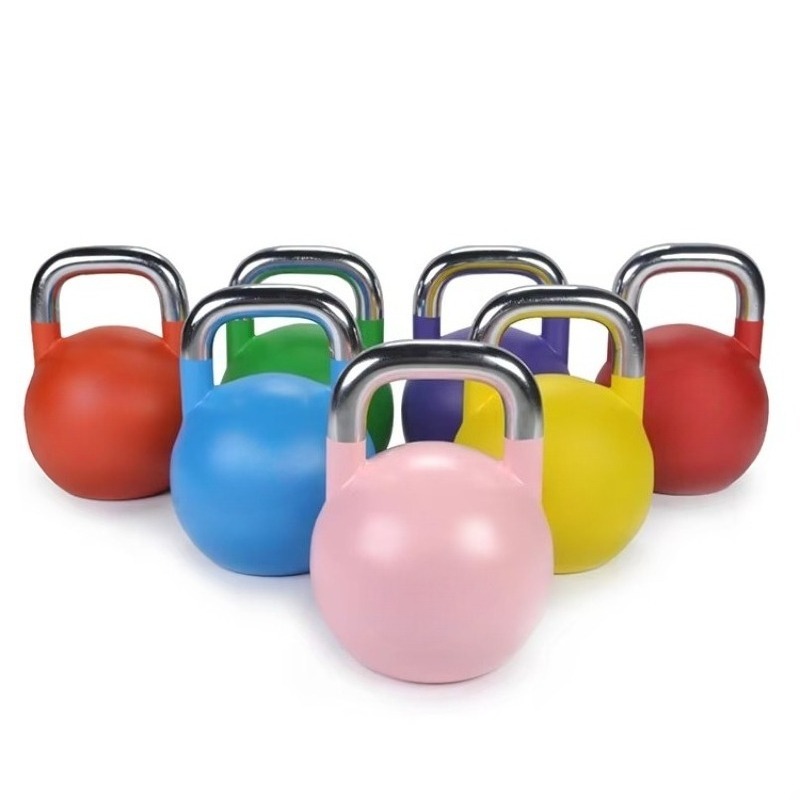Home Gym Designs - 12KG Kettlebell Premium Berlapis Bubuk Desain