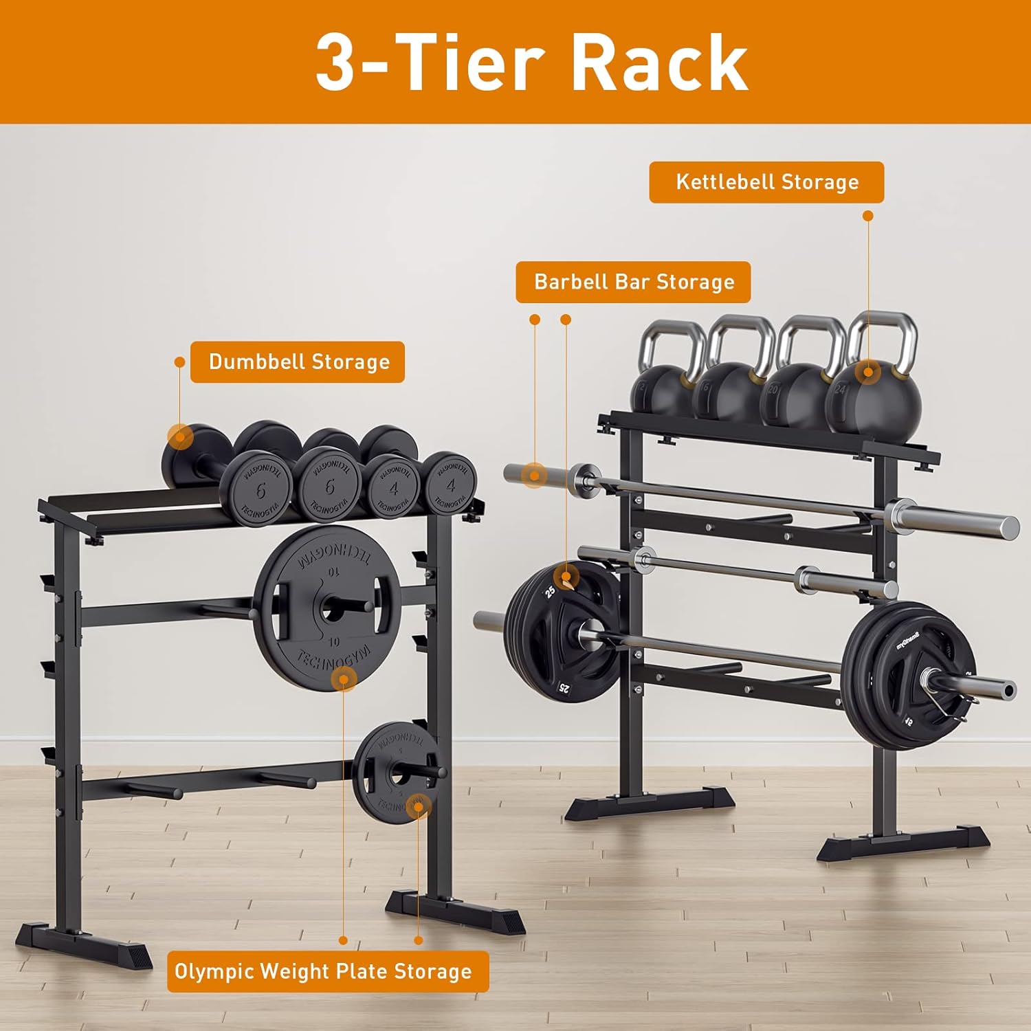 Rak Penyimpanan Beban Latihan  - Home Gym Designs ulasan dan harga