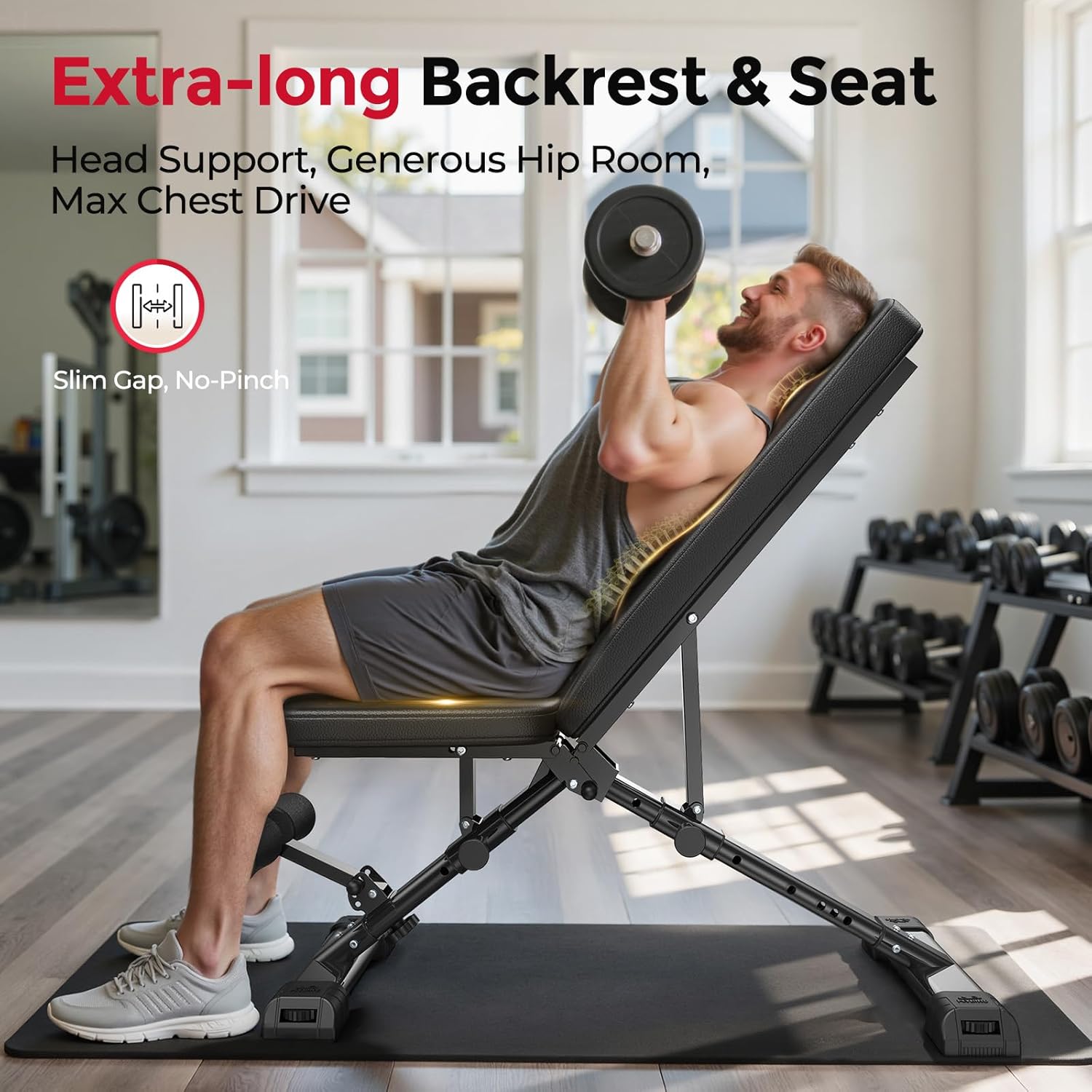 Bangku Beban yang Dapat Disesu - Home Gym Bench ulasan dan harga