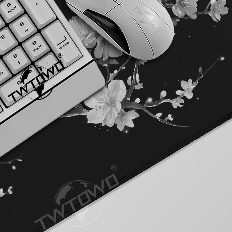 Alas Mouse Hitam dan Putih Bun - Home Gym Xxl ulasan dan harga