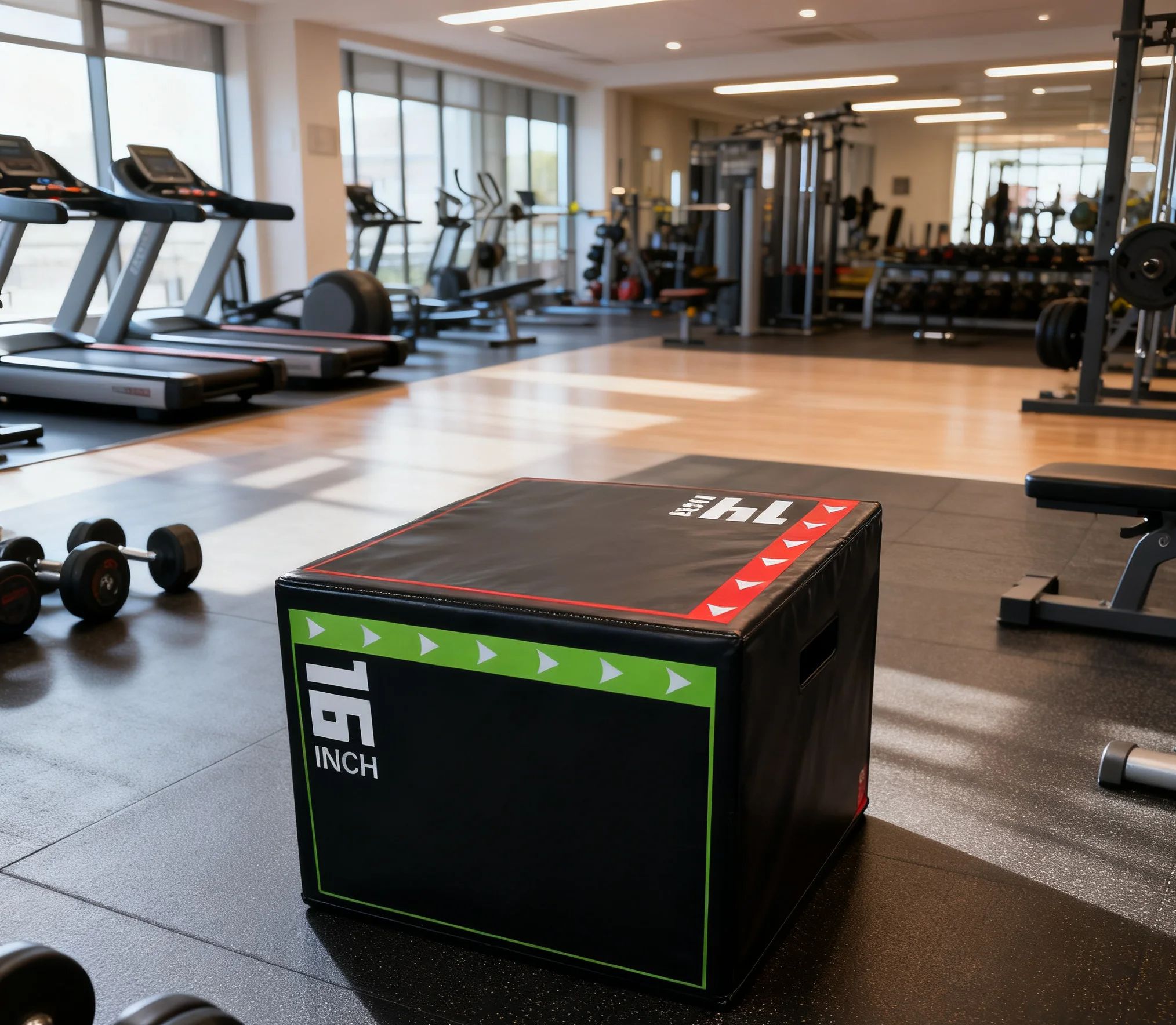 Kotak Lompat Plyometric 3-in-1 - Home Gym In A Box ulasan dan harga