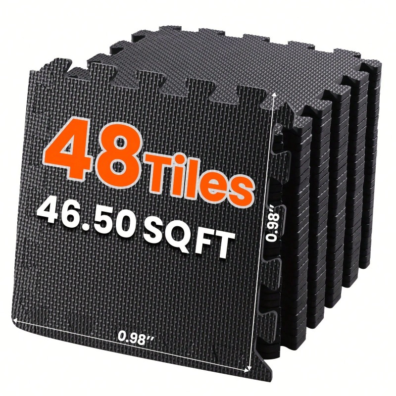 Matras Yoga 48Pcs EVA Foam (12 - Home Gym In Garage ulasan dan harga