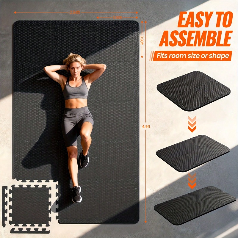 Matras Yoga 48Pcs EVA Foam (12 - Home Gym In Garage ulasan dan harga