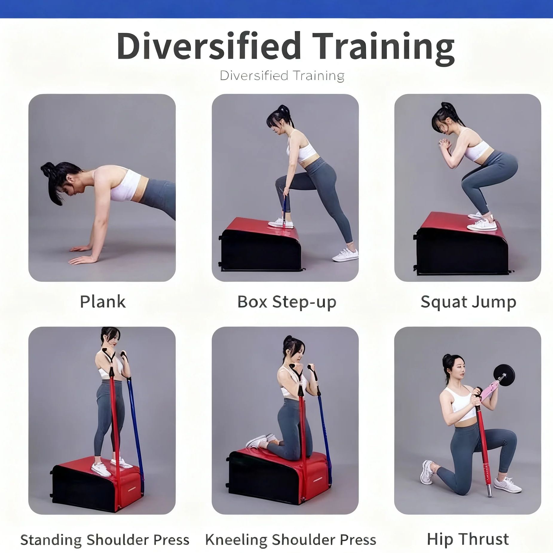Kotak Hip Thrust untuk Otot Gl - Home Gym In A Box ulasan dan harga