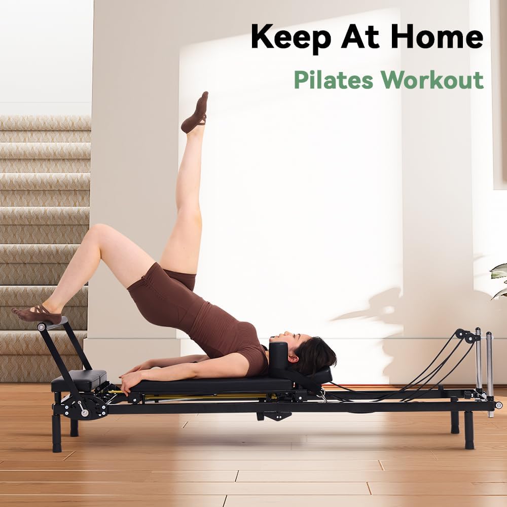 Mesin Pilates Reformer Lipat,  - Home Gym Designs ulasan dan harga