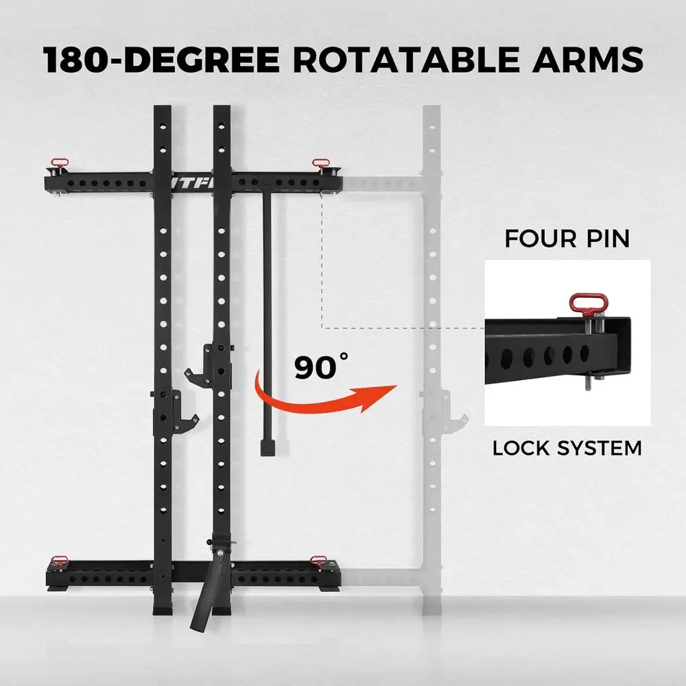 Rak Squat Dinding Kompak untuk - Home Gym Designs ulasan dan harga