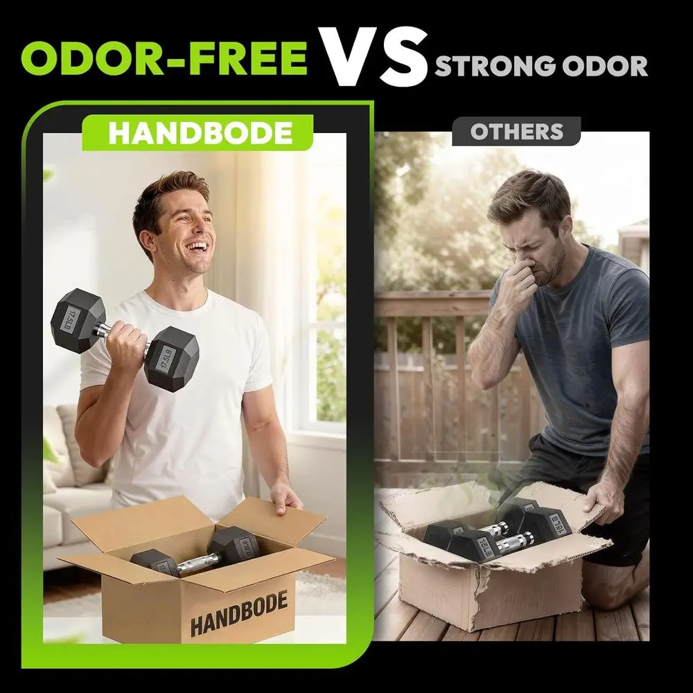 Dumbbell Hexagonal dengan Rak  - Home Gym Designs ulasan dan harga