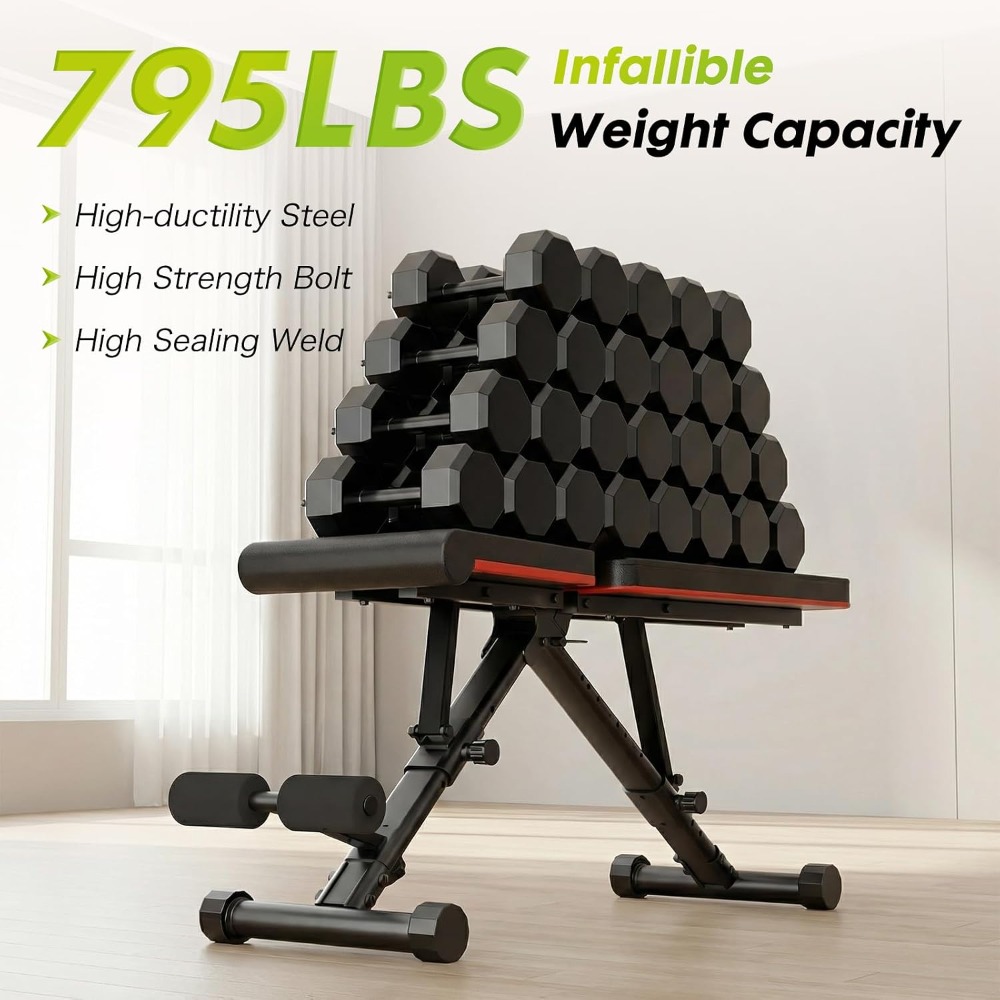 Bangku Angkat Beban yang Dapat - Home Gym Dumbbell Workout ulasan dan harga