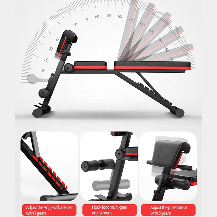 Kursi Angkat Beban Lipat yang  - Home Gym Bench ulasan dan harga