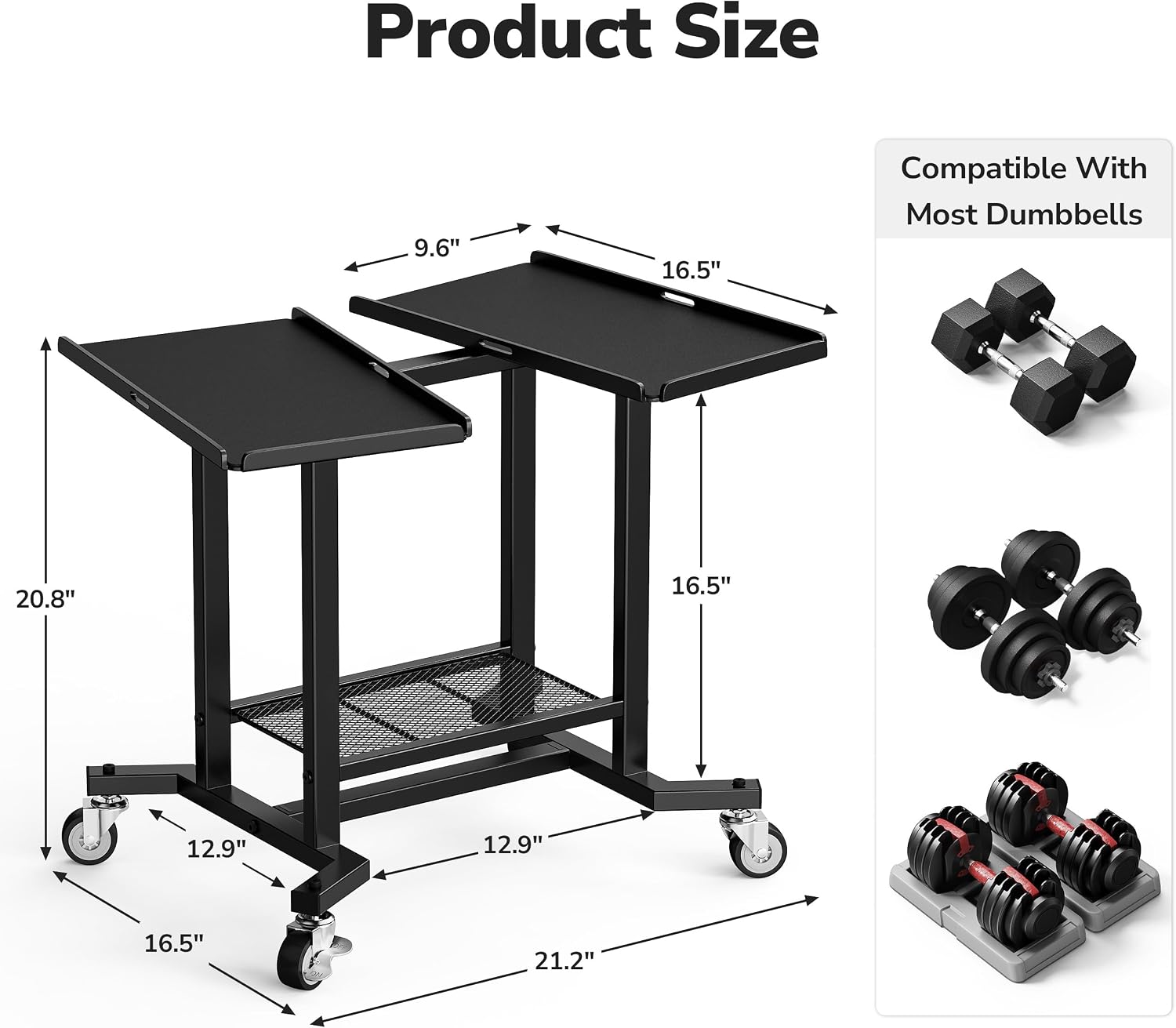 Rak Dumbbell Adjustable, Stand - Home Gym Dumbbell Workout ulasan dan harga