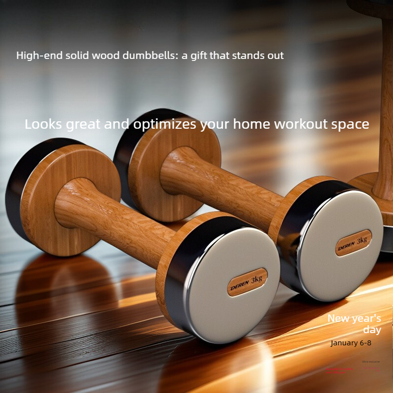 Set Dumbbell Kayu & Baja yang  - Home Gym Designs ulasan dan harga