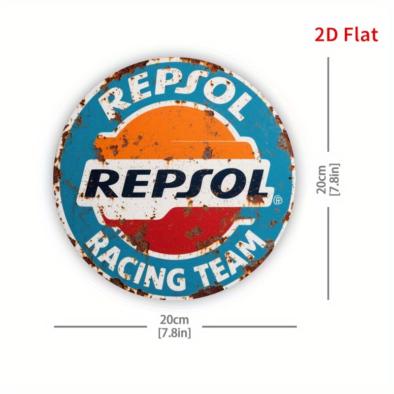2D Flat, 1pc Vintage REPSOL Lo - Home Gym In Garage ulasan dan harga
