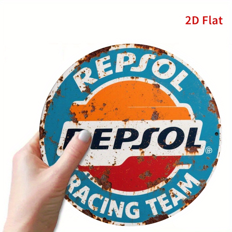 2D Flat, 1pc Vintage REPSOL Lo - Home Gym In Garage ulasan dan harga