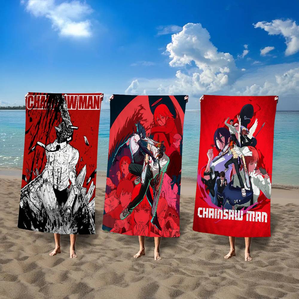 Handuk Pantai Anime Chainsaw M - Sauna Home Gym ulasan dan harga
