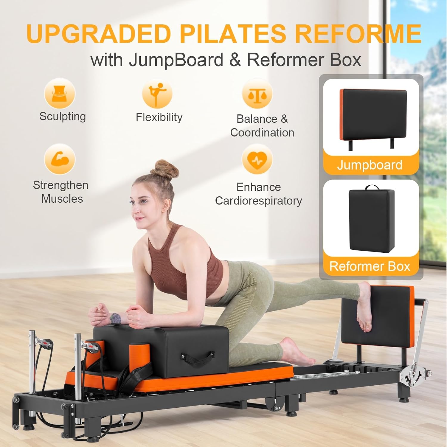 Pilates Reformer, Mesin Pilate - Home Gym In A Box ulasan dan harga