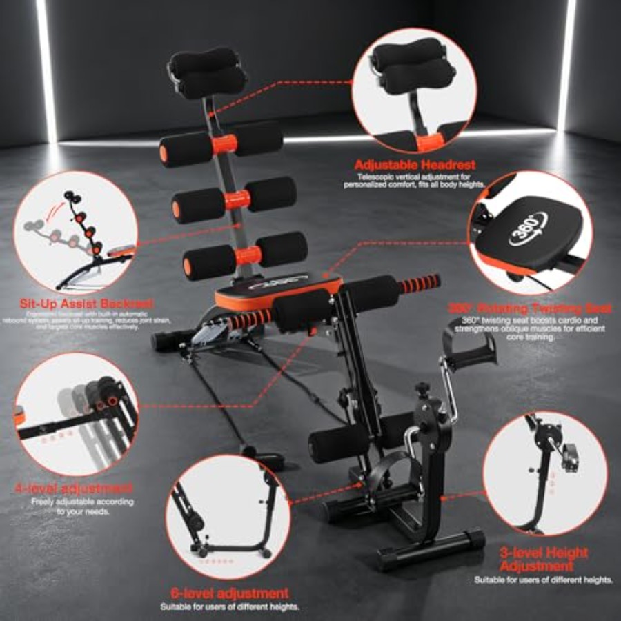 Alat Sit-Up Bench Adjustable u - Home Gym Designs ulasan dan harga