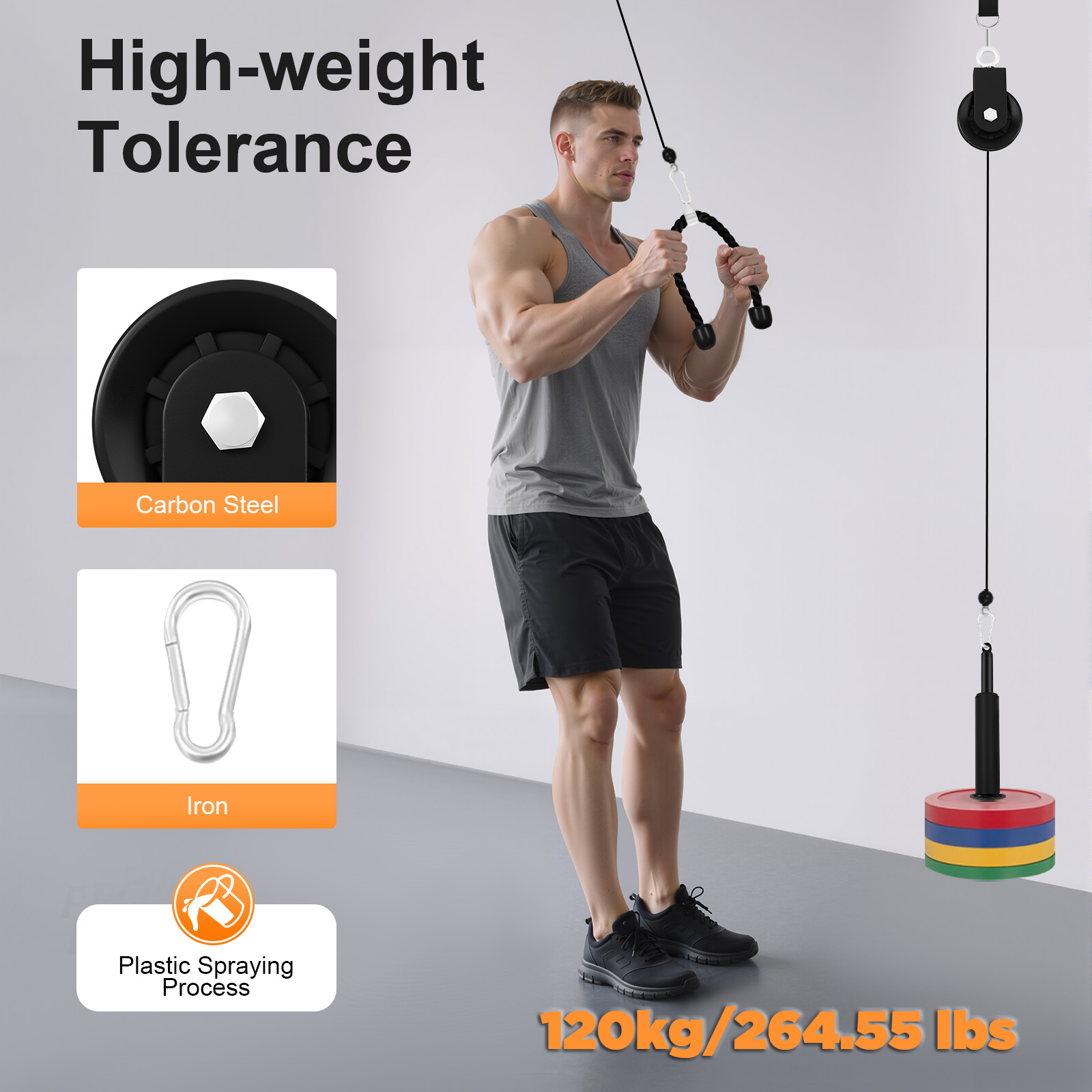 Sistem Kebugaran Tarik Kabel 1 - Home Gym Cable ulasan dan harga