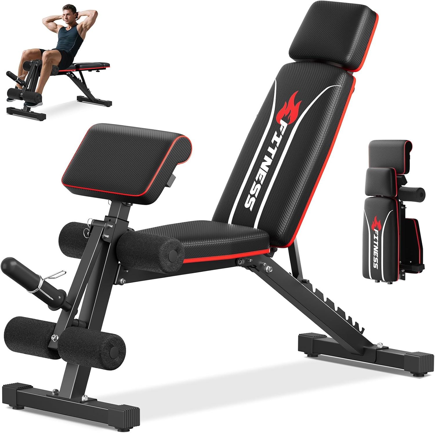 Bangku Angkat Beban Lipat untu - Home Gym Bench ulasan dan harga