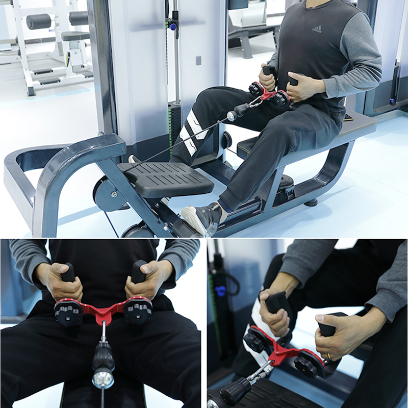 Mesin Kabel Pulley Gym Bar Pul - Home Gym Cable ulasan dan harga