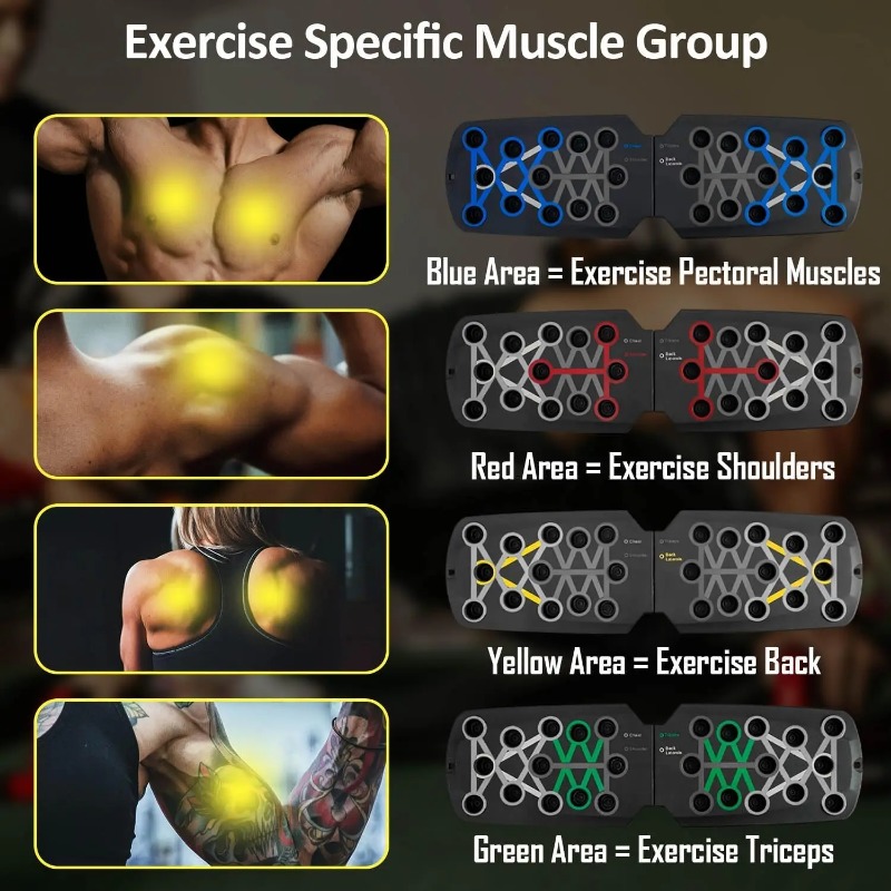 Papan Push Up Lipat dengan Tal - Home Gym Online ulasan dan harga